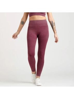 1X • GRAND BEACH CLUB• Washed Rib Seamless Leggings